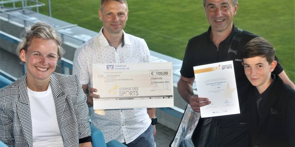 Sportverein Sachsen 90 Werdau e.V. für Preis „Sterne des Sports in Bronze“ nominiert